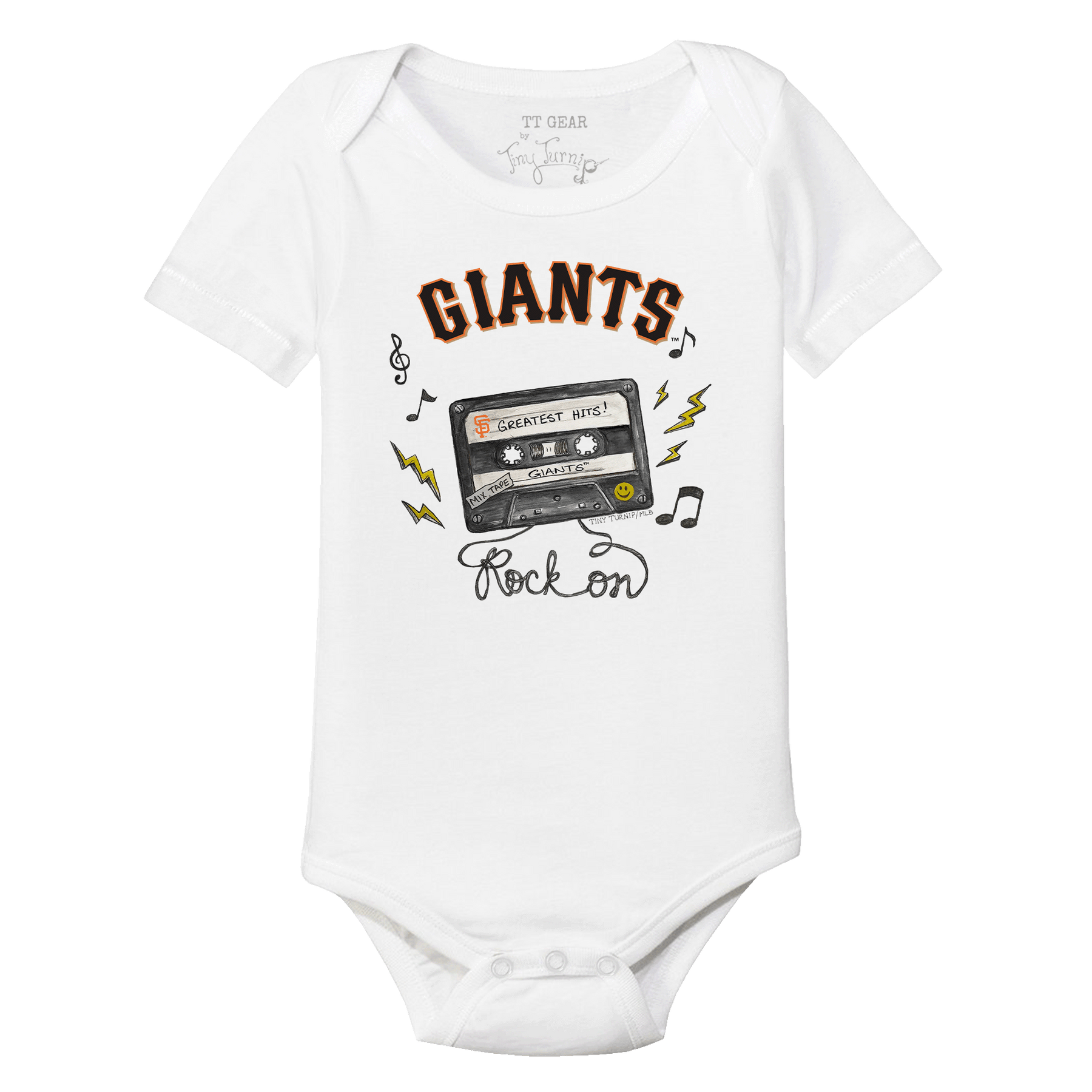 San Francisco Giants Mixtape Short Sleeve Snapper