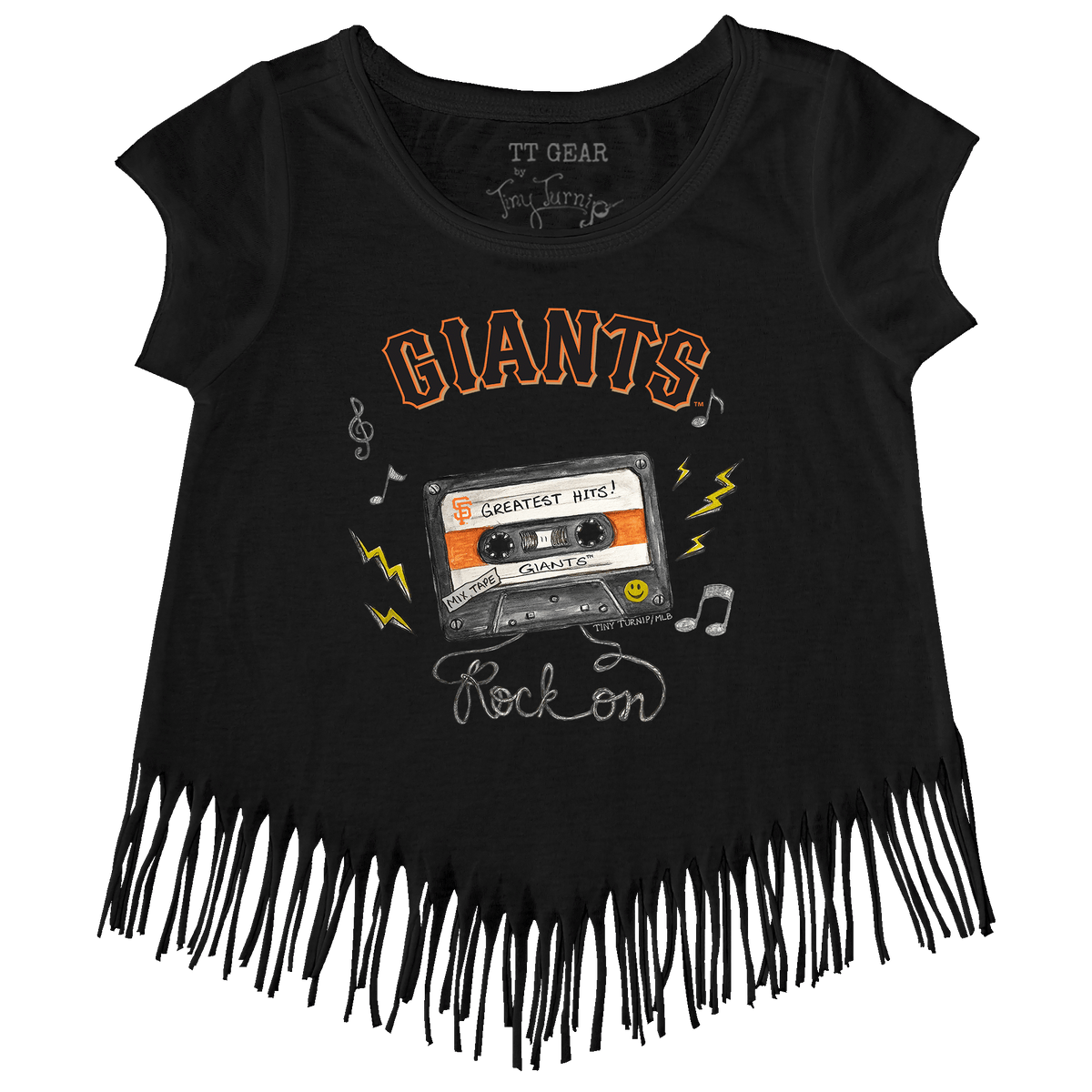 San Francisco Giants Mixtape Fringe Tee - Tiny Turnip