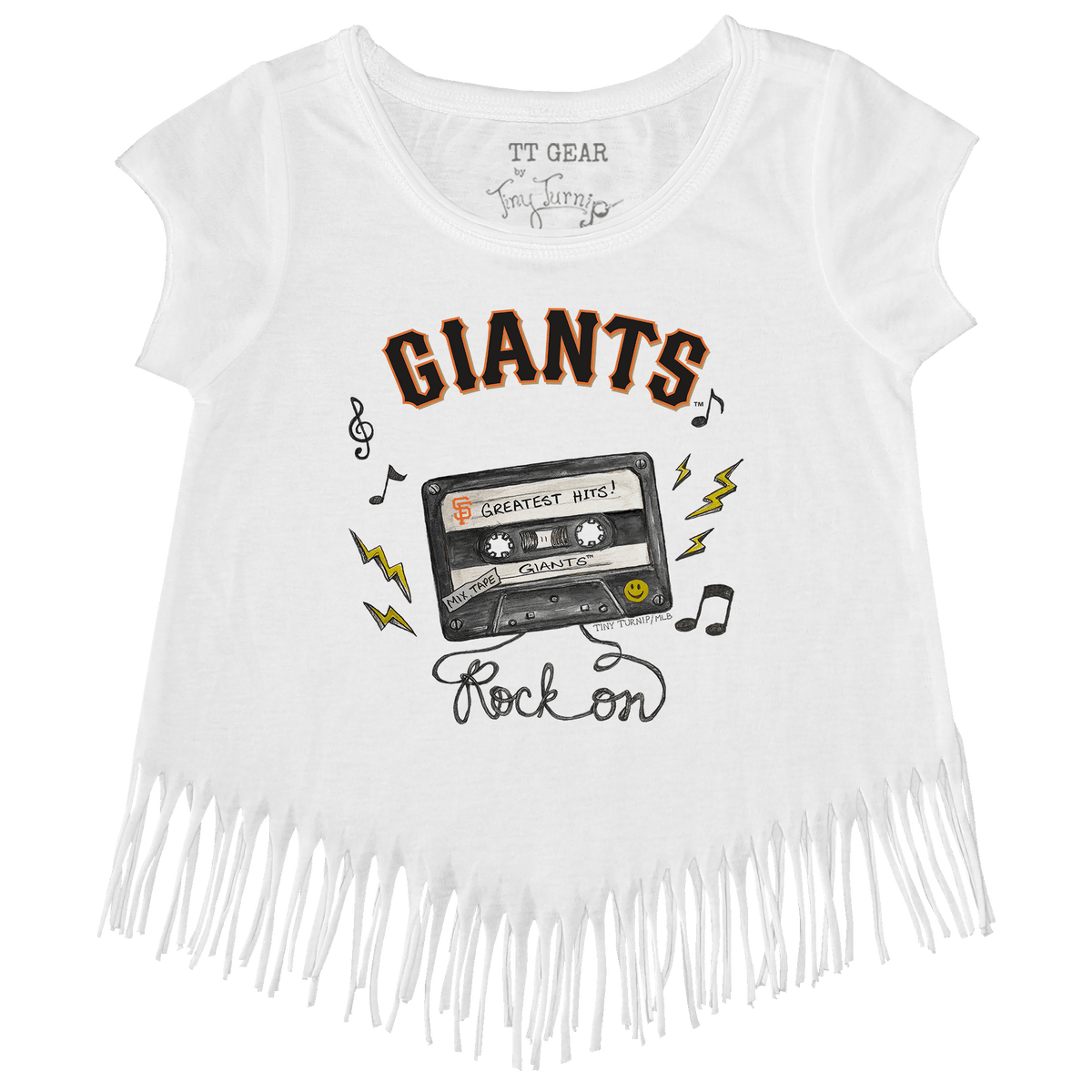 San Francisco Giants Mixtape Fringe Tee - Tiny Turnip