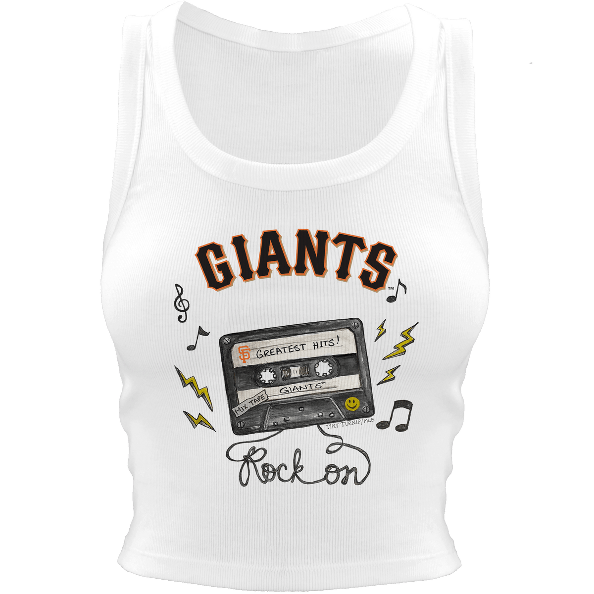San Francisco Giants Mixtape Crop Tank