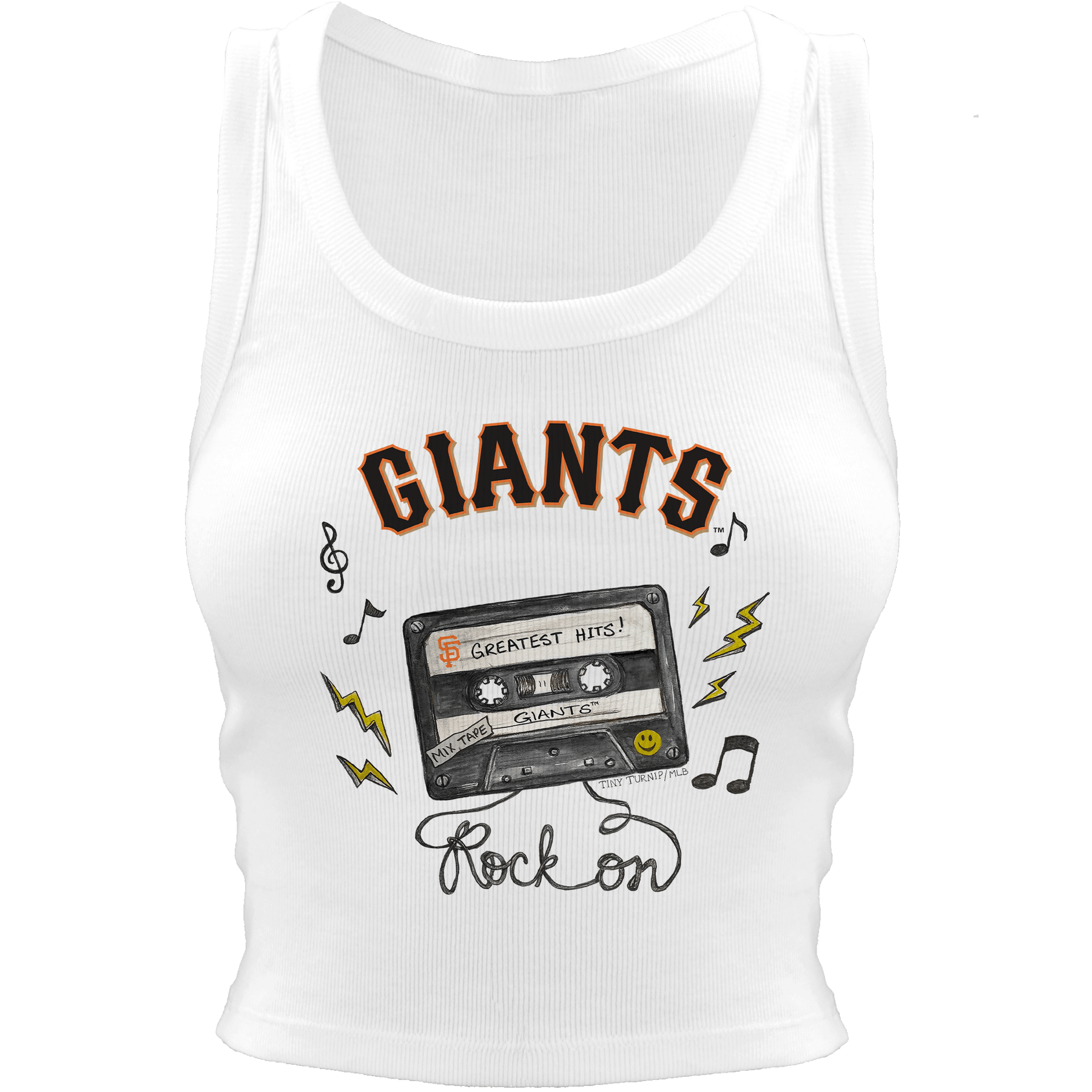 San Francisco Giants Mixtape Crop Tank