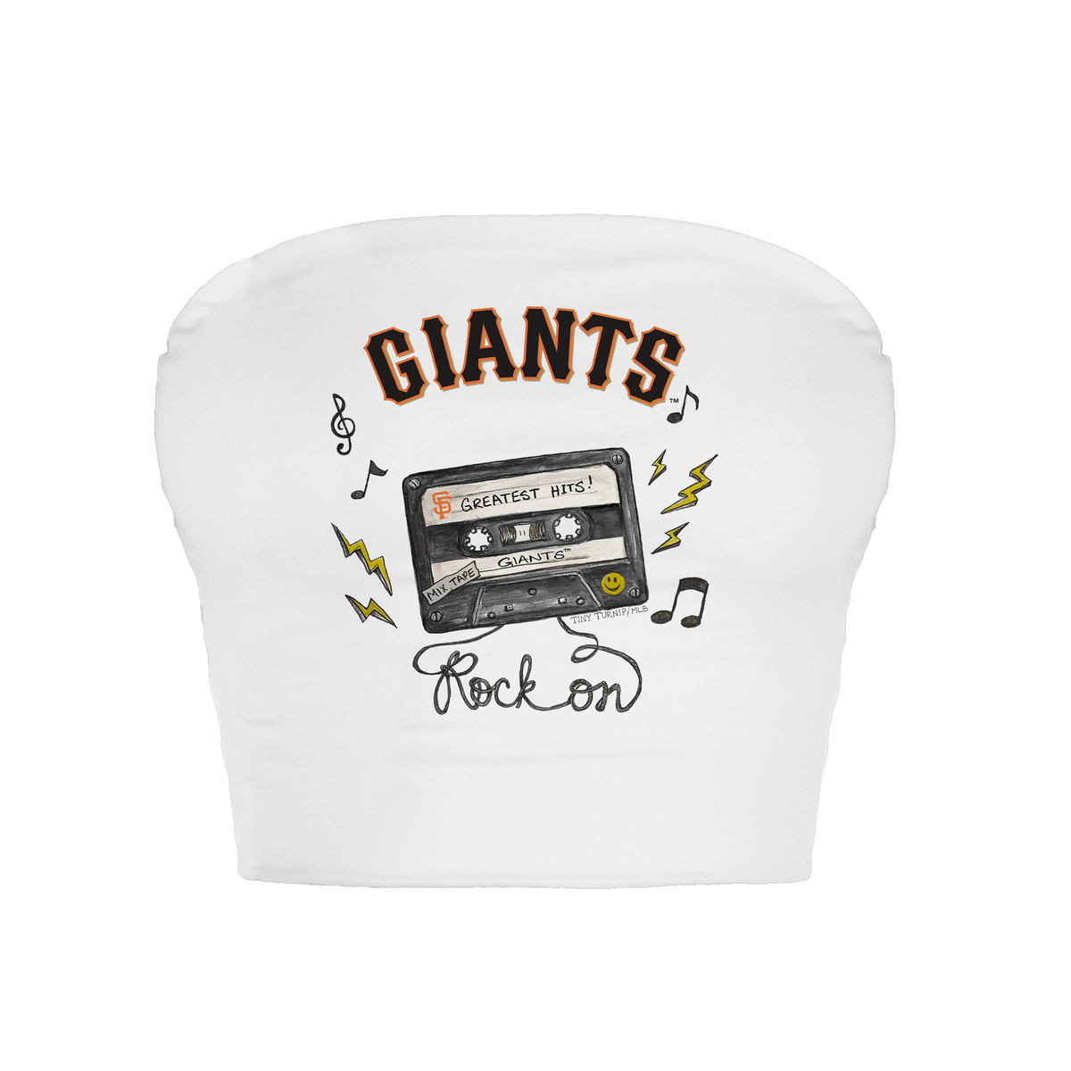 San Francisco Giants Mixtape Crop Tube Top