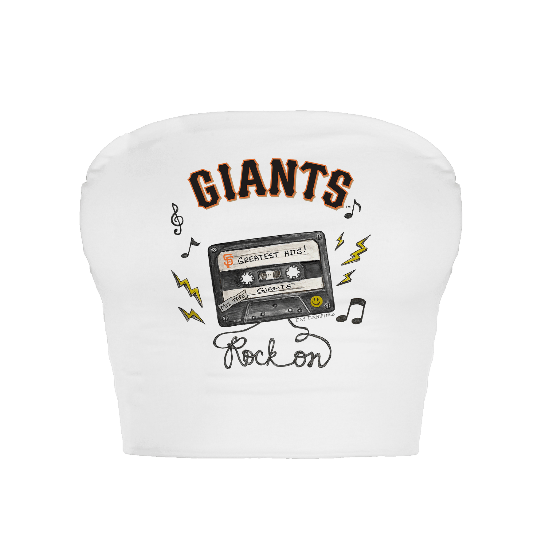 San Francisco Giants Mixtape Crop Tube Top