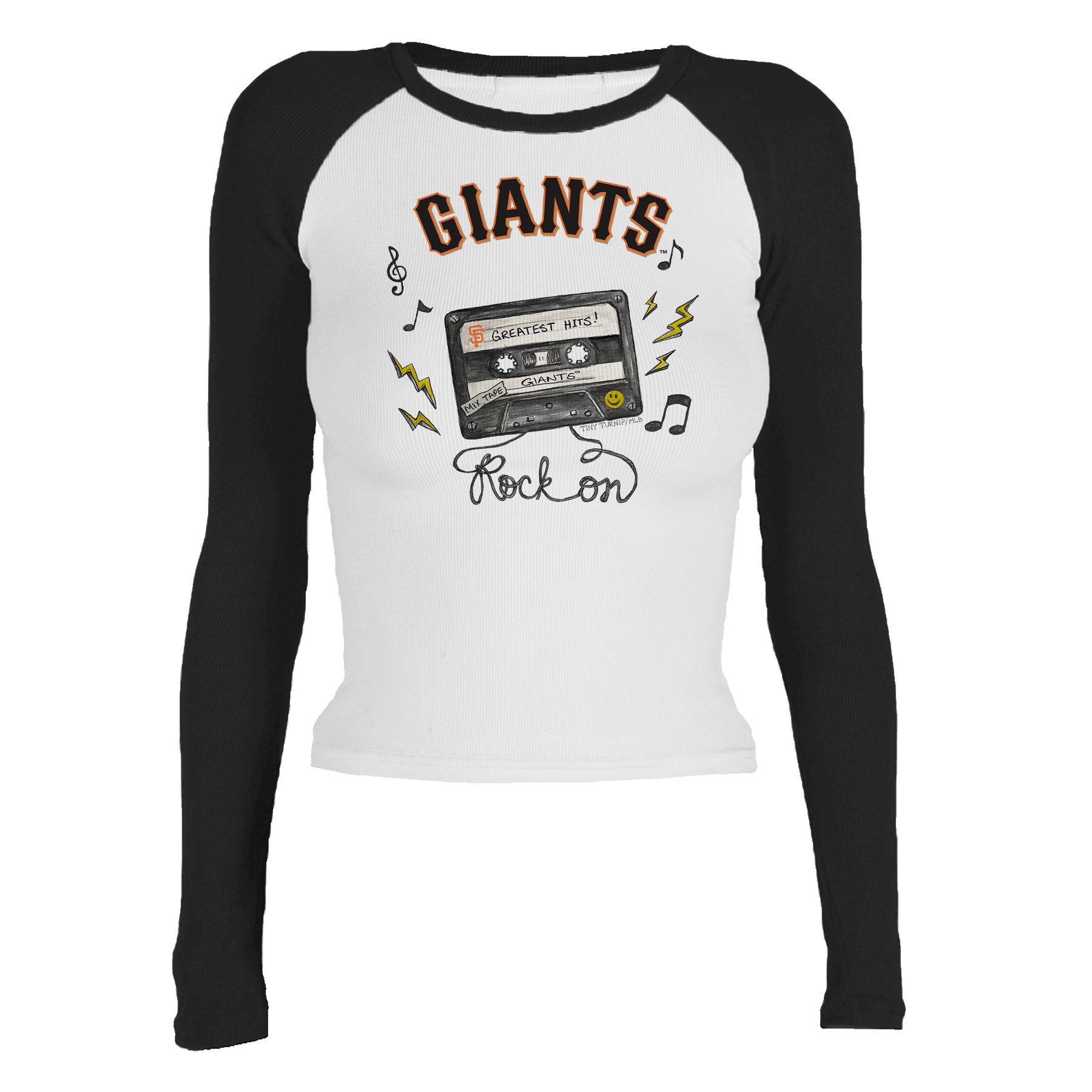 San Francisco Giants Mixtape Roxy Raglan Long Sleeve