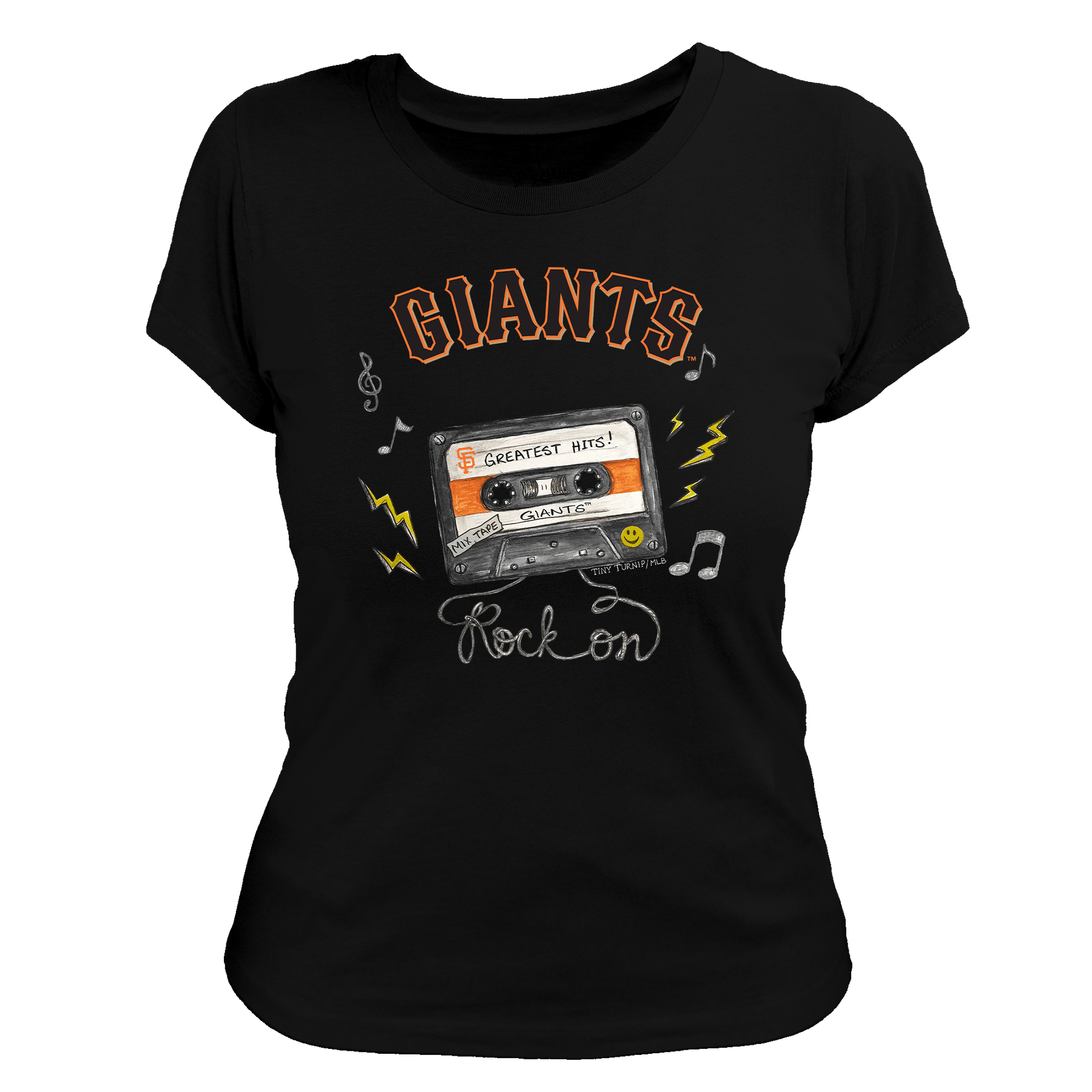 San Francisco Giants Mixtape Women's Tee Shirt