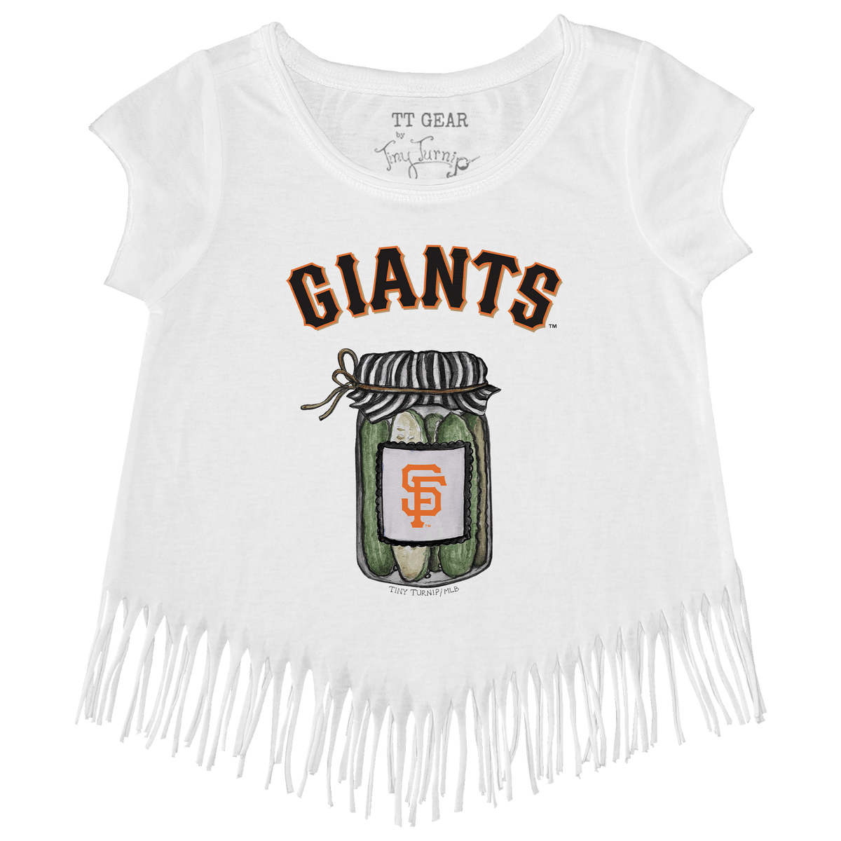 San Francisco Giants Pickle Jar Fringe Tee