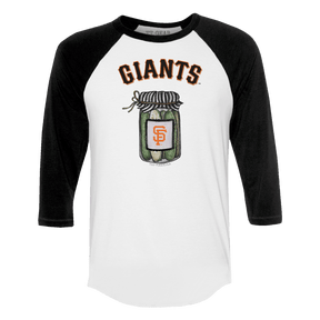 San Francisco Giants Pickle Jar 3/4 Black Sleeve Raglan