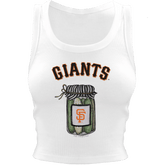 San Francisco Giants Pickle Jar Crop Tank