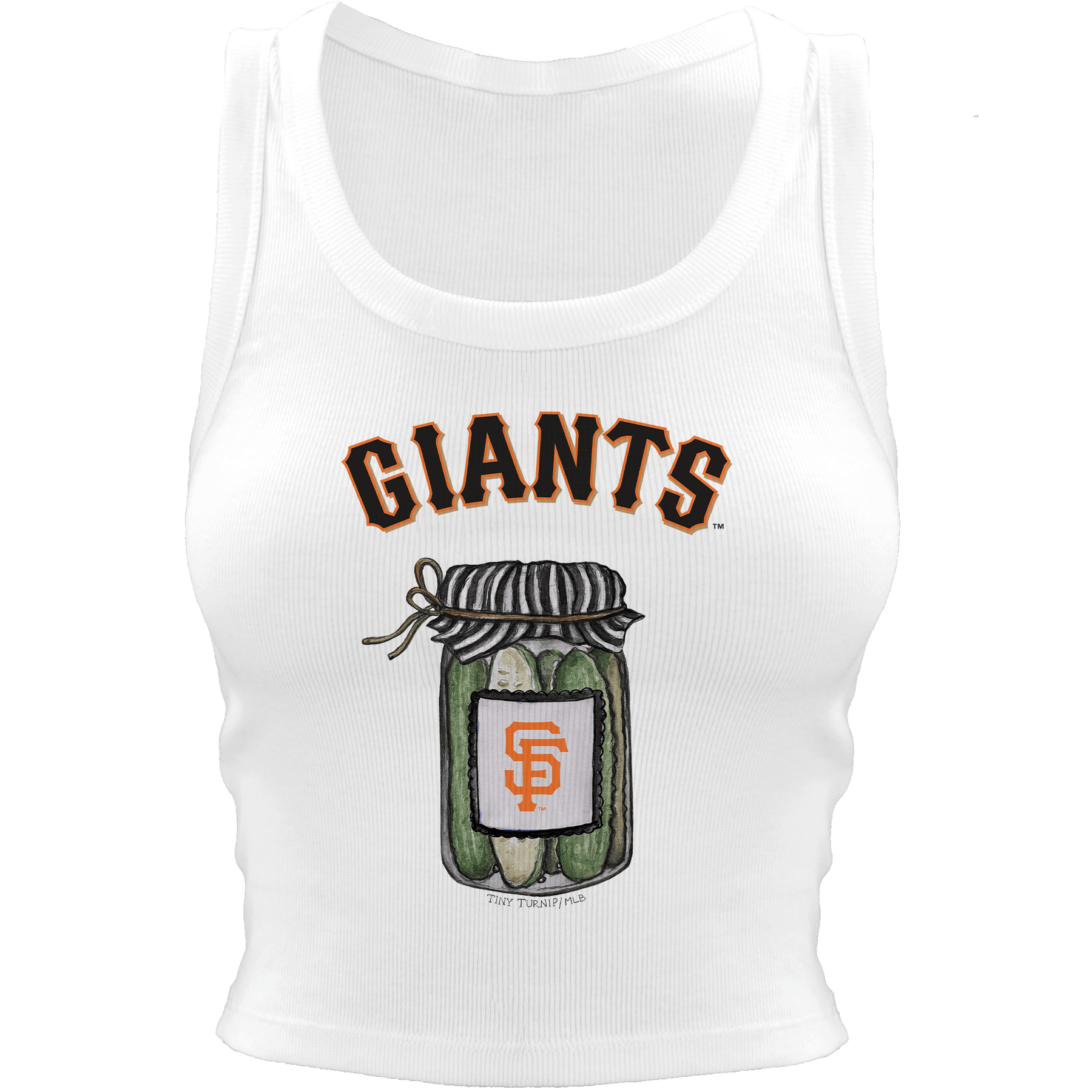 San Francisco Giants Pickle Jar Crop Tank