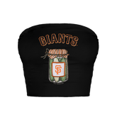San Francisco Giants Pickle Jar Crop Tube Top