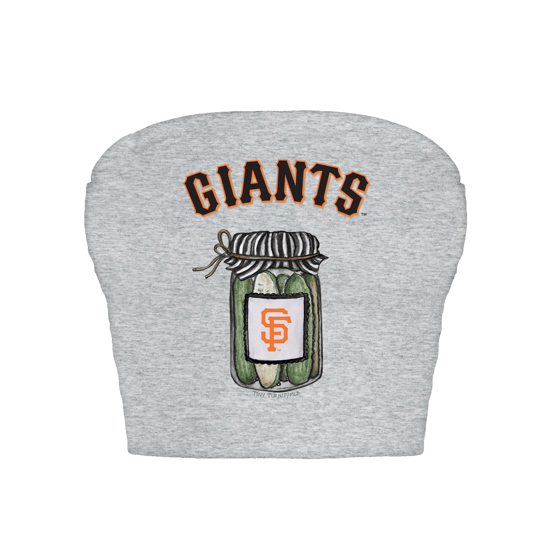 San Francisco Giants Pickle Jar Crop Tube Top
