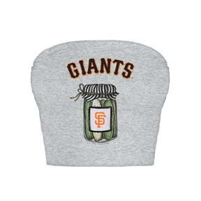 San Francisco Giants Pickle Jar Crop Tube Top
