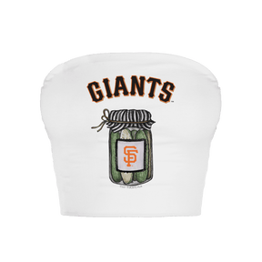 San Francisco Giants Pickle Jar Crop Tube Top