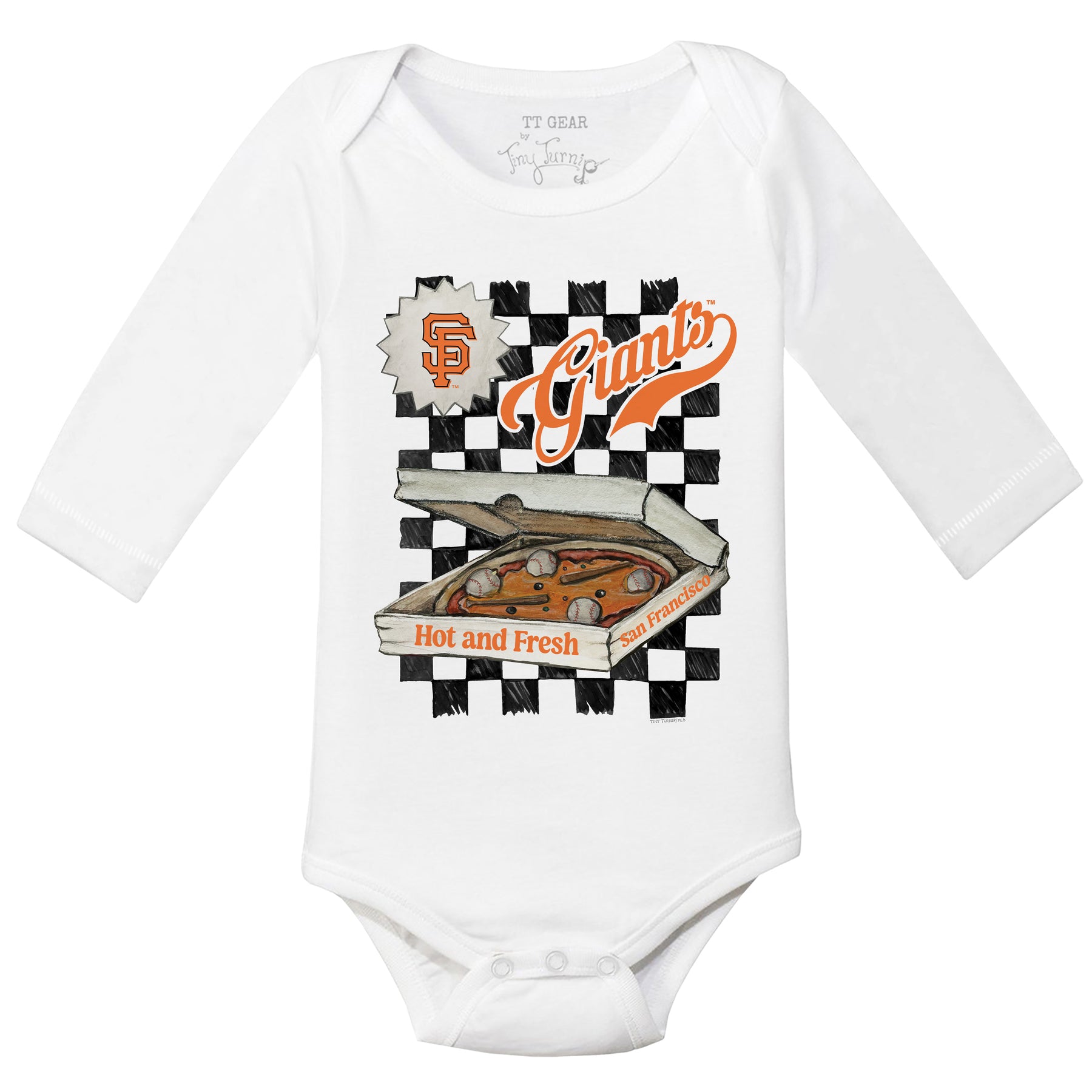 San Francisco Giants Pizza Long Sleeve Snapper