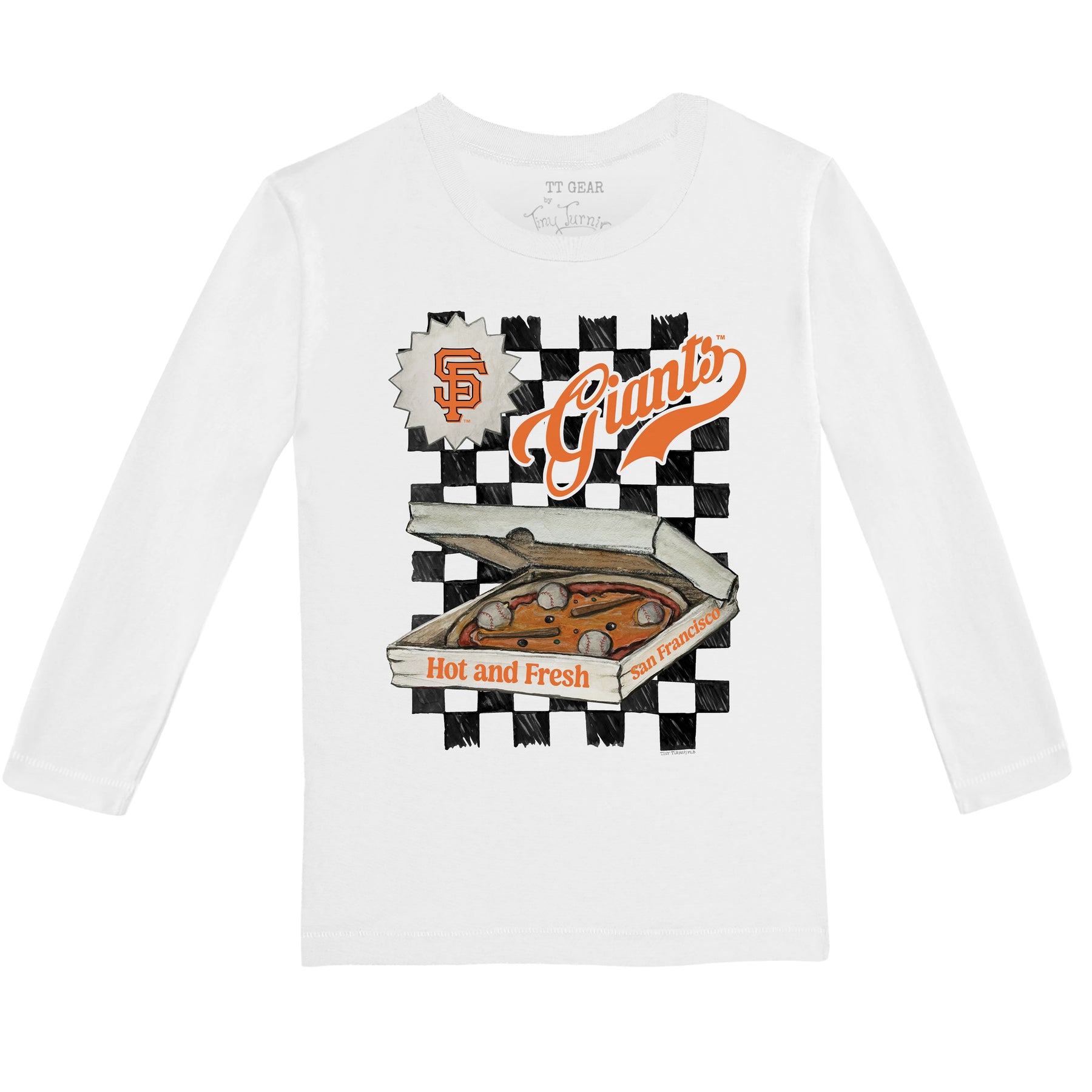 San Francisco Giants Pizza Long-Sleeve Tee Shirt