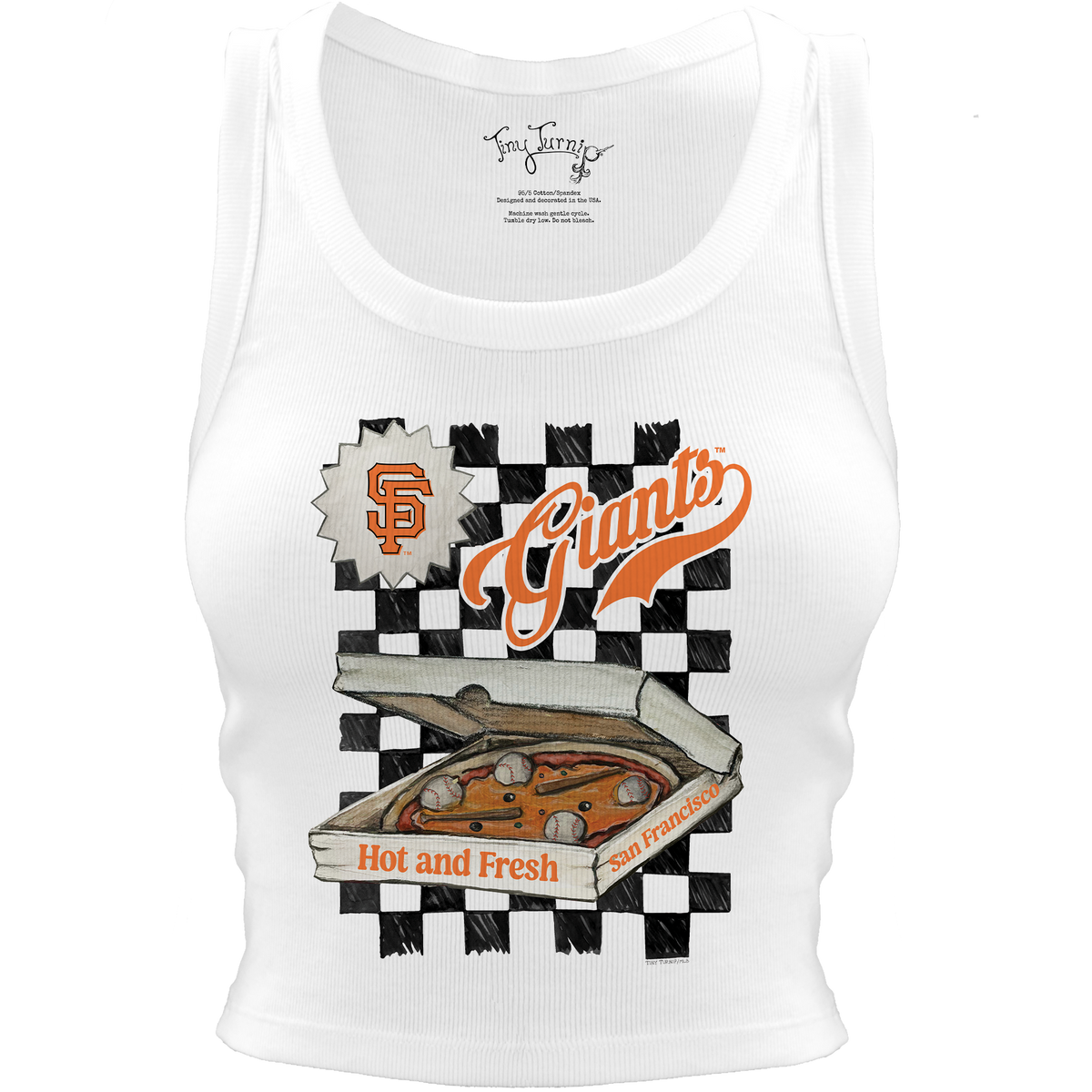 San Francisco Giants Pizza Crop Tank
