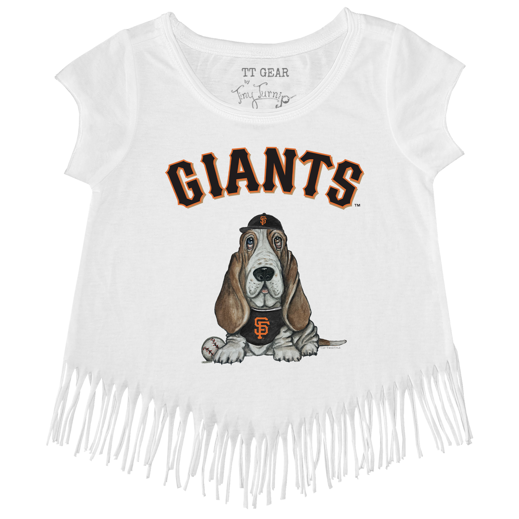 San Francisco Giants Puddy Fringe Tee - Tiny Turnip