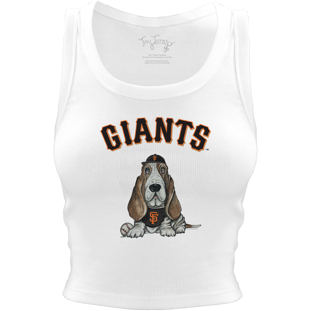 San Francisco Giants Puddy Crop Tank - Tiny Turnip