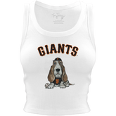 San Francisco Giants Puddy Crop Tank - Tiny Turnip