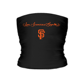 San Francisco Giants Logo Script Tube Top - Tiny Turnip