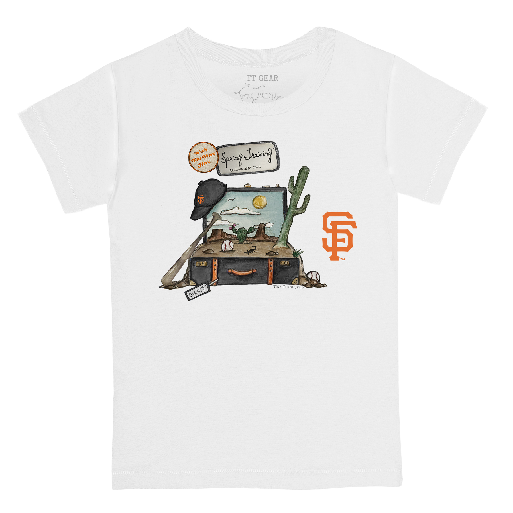 San Francisco Giants Spring Training 2026 Kid's Tee Shirt - Tiny Turnip