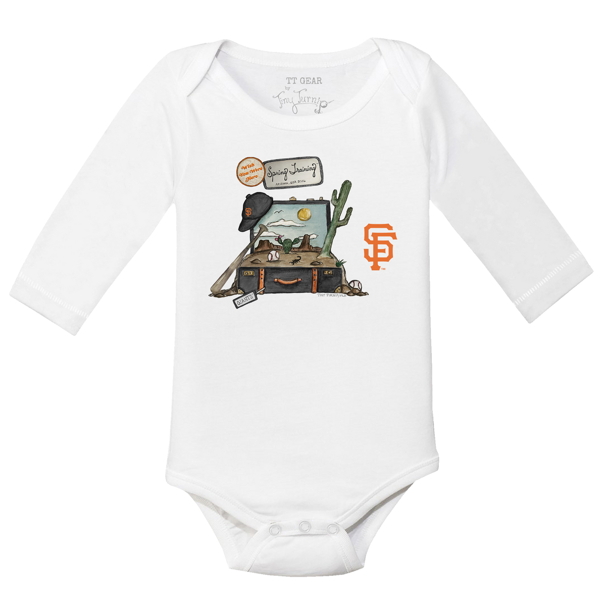 San Francisco Giants Spring Training 2026 Long Sleeve Snapper - Tiny Turnip