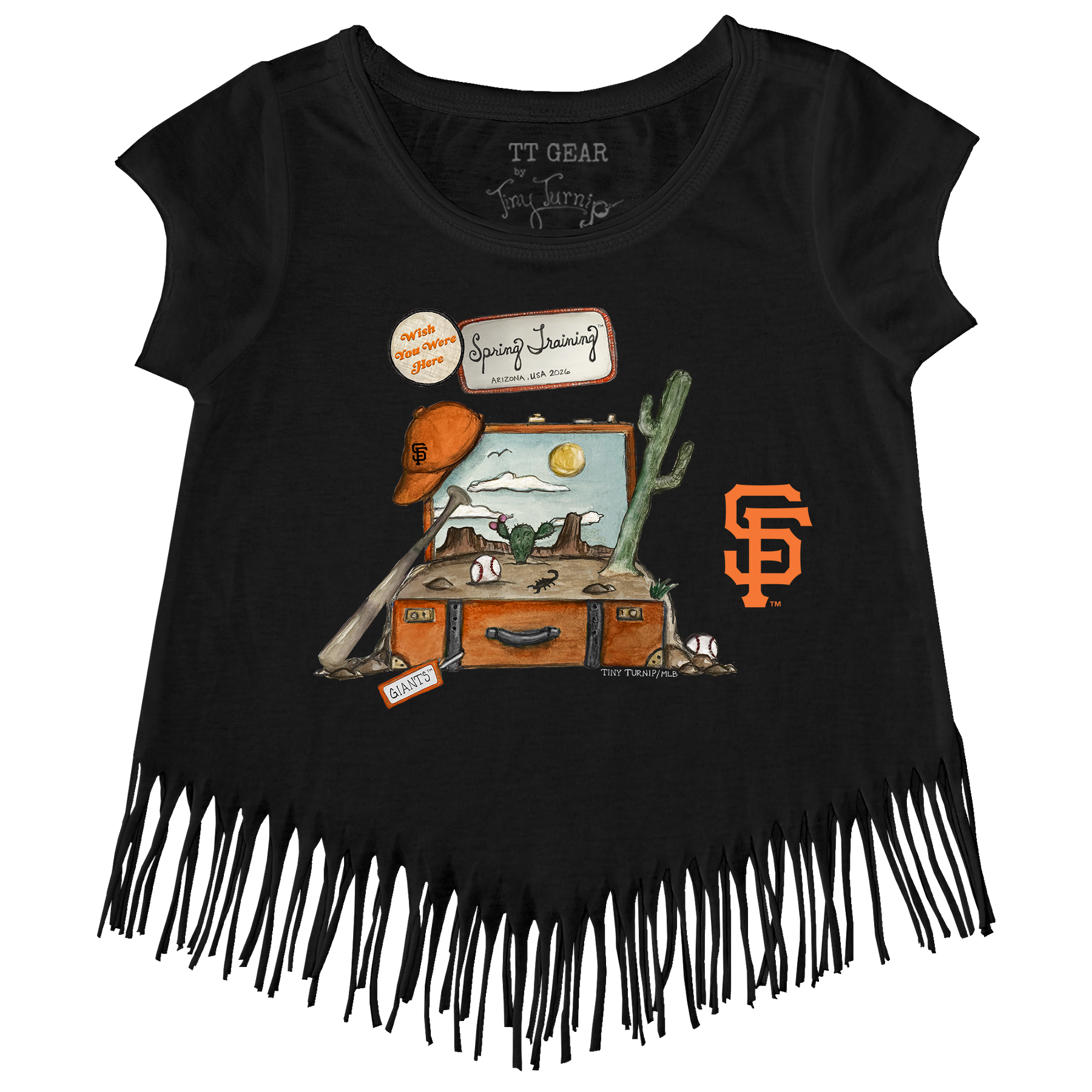 San Francisco Giants Spring Training 2026 Fringe Tee - Tiny Turnip