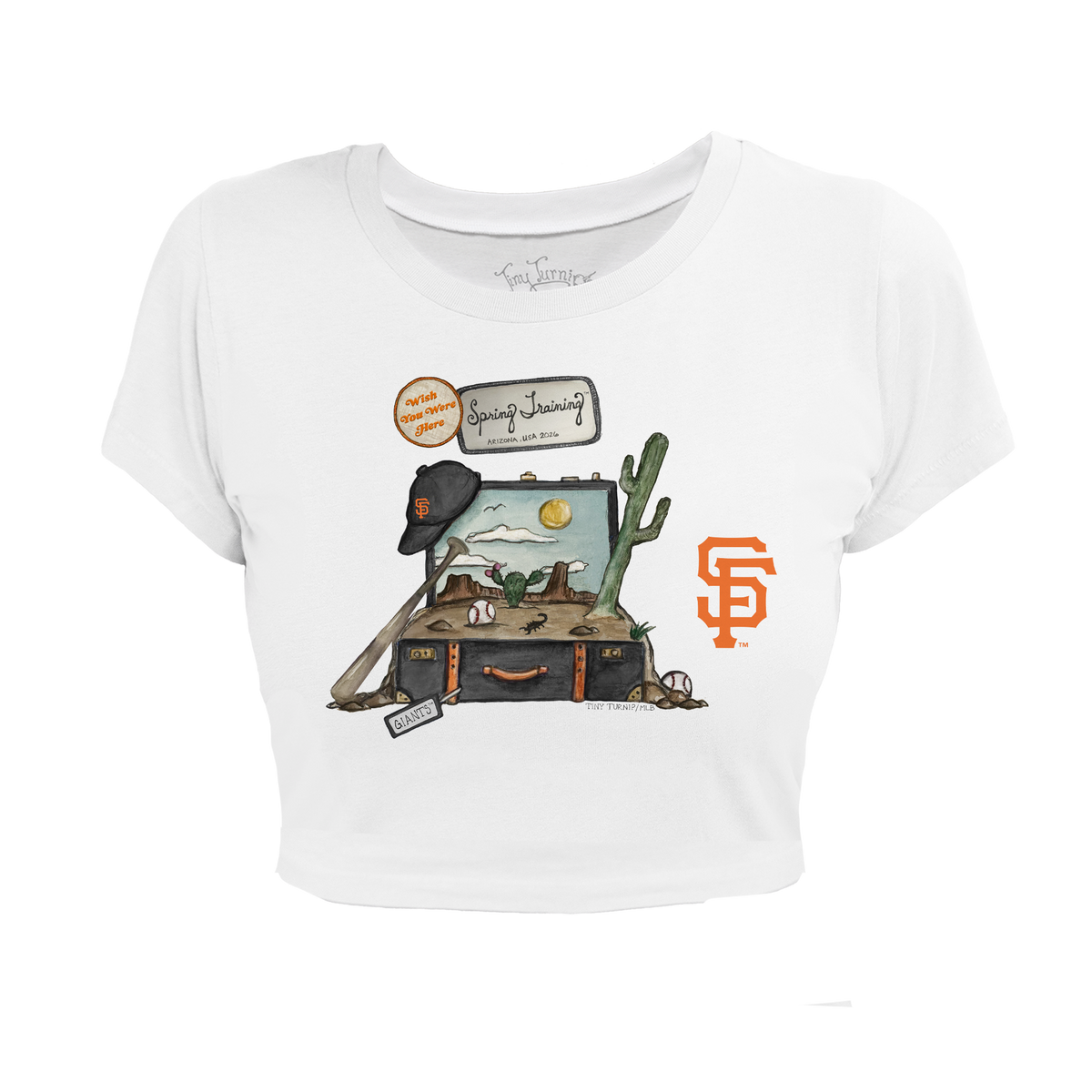 San Francisco Giants Spring Training 2026 Riley Crop Tee