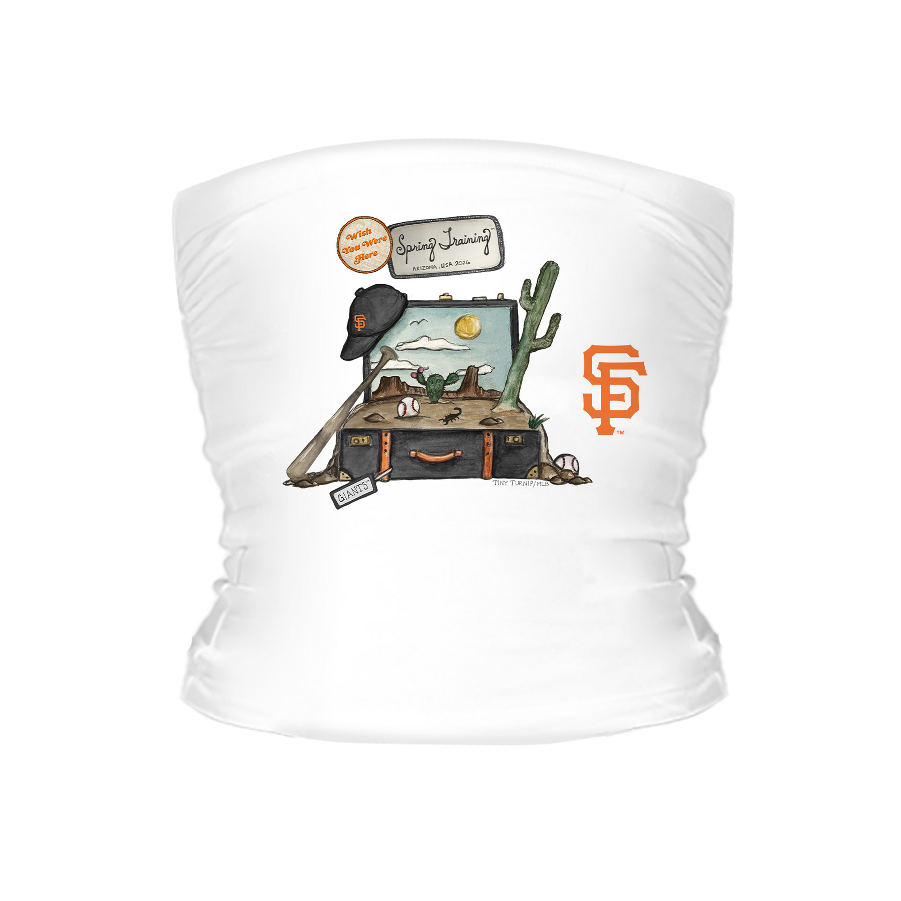 San Francisco Giants Spring Training 2026 Tube Top– Tiny Turnip