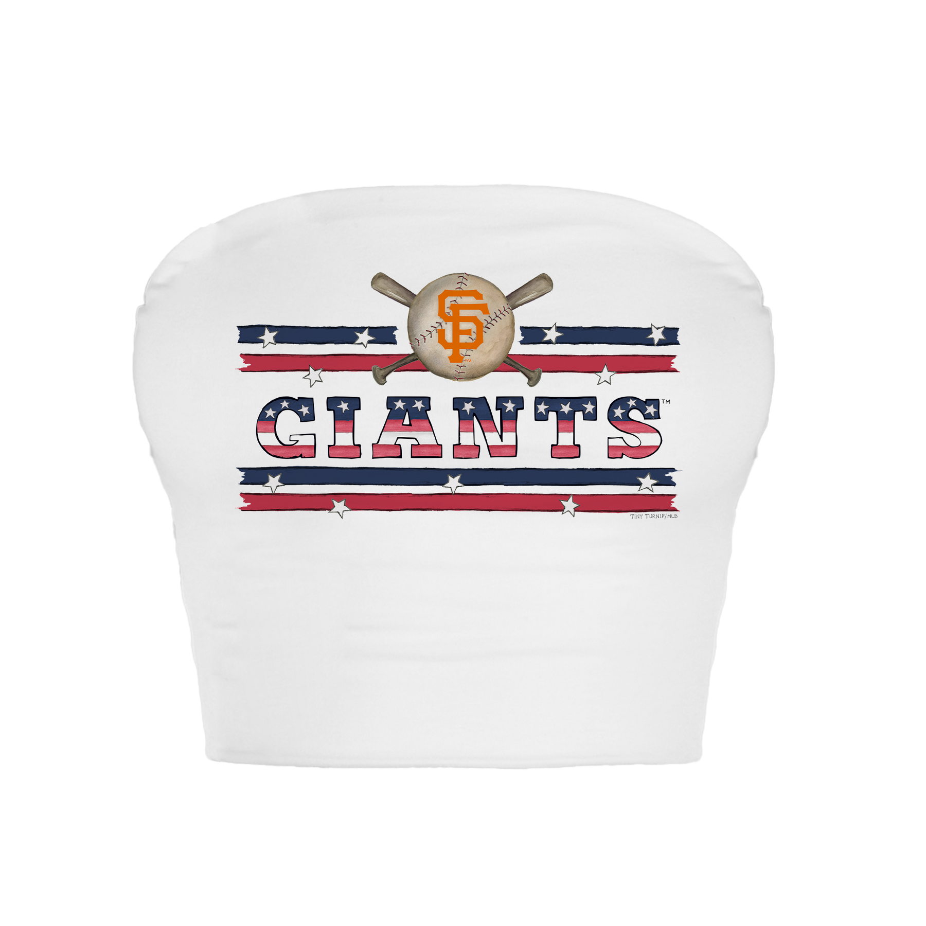 San Francisco Giants Stars and Stripes Crop Tube Top