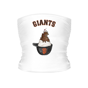 San Francisco Giants Sundae Helmet Tube Top - Tiny Turnip