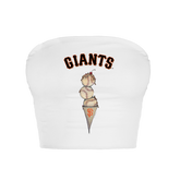 San Francisco Giants Triple Scoop Crop Tube Top