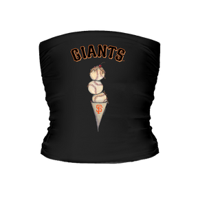 San Francisco Giants Triple Scoop Tube Top - Tiny Turnip