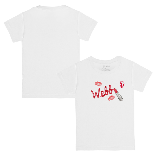 VIP MLB MLB Lipstick w/ Name - Kid's Tee Shirt - Tiny Turnip