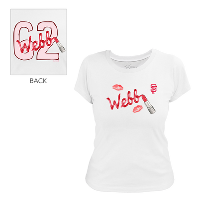 Lipstick w/ Name - Women's Tee Shirt - Tiny Turnip
