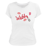 VIP MLB Lipstick w/ Name - Women's Tee Shirt - Tiny Turnip