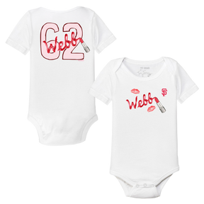 Lipstick w/ Name - Short Sleeve Snapper - Tiny Turnip
