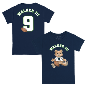 VIP Football: Teddy w/ Name, Number - Kid's Tee Shirt - Tiny Turnip