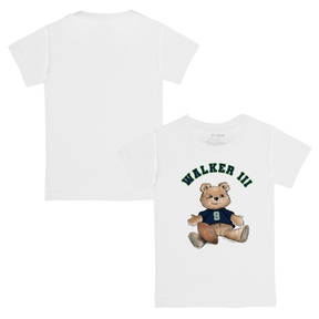 VIP Football: Teddy w/ Name, Number - Kid's Tee Shirt - Tiny Turnip