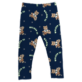 VIP Football: Teddy w/ Name, Number - Leggings - Tiny Turnip