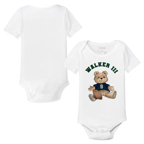 VIP Football: Teddy w/ Name, Number - Short Sleeve Snapper - Tiny Turnip