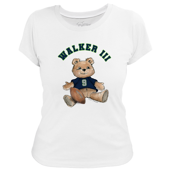 VIP Football: Teddy w/ Name, Number - Women's Tee Shirt - Tiny Turnip