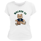 VIP Football: Teddy w/ Name, Number - Women's Tee Shirt - Tiny Turnip