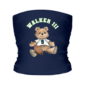 VIP Football: Teddy w/ Name, Number - Tube Top - Tiny Turnip