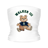 VIP Football: Teddy w/ Name, Number - Tube Top - Tiny Turnip