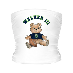 VIP Football: Teddy w/ Name, Number - Tube Top - Tiny Turnip
