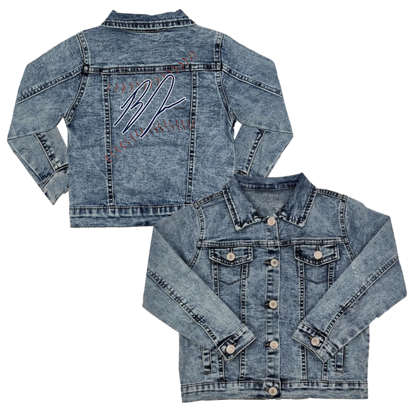 VIP MLB Signature Stitch - Kid's Denim Jacket - Tiny Turnip