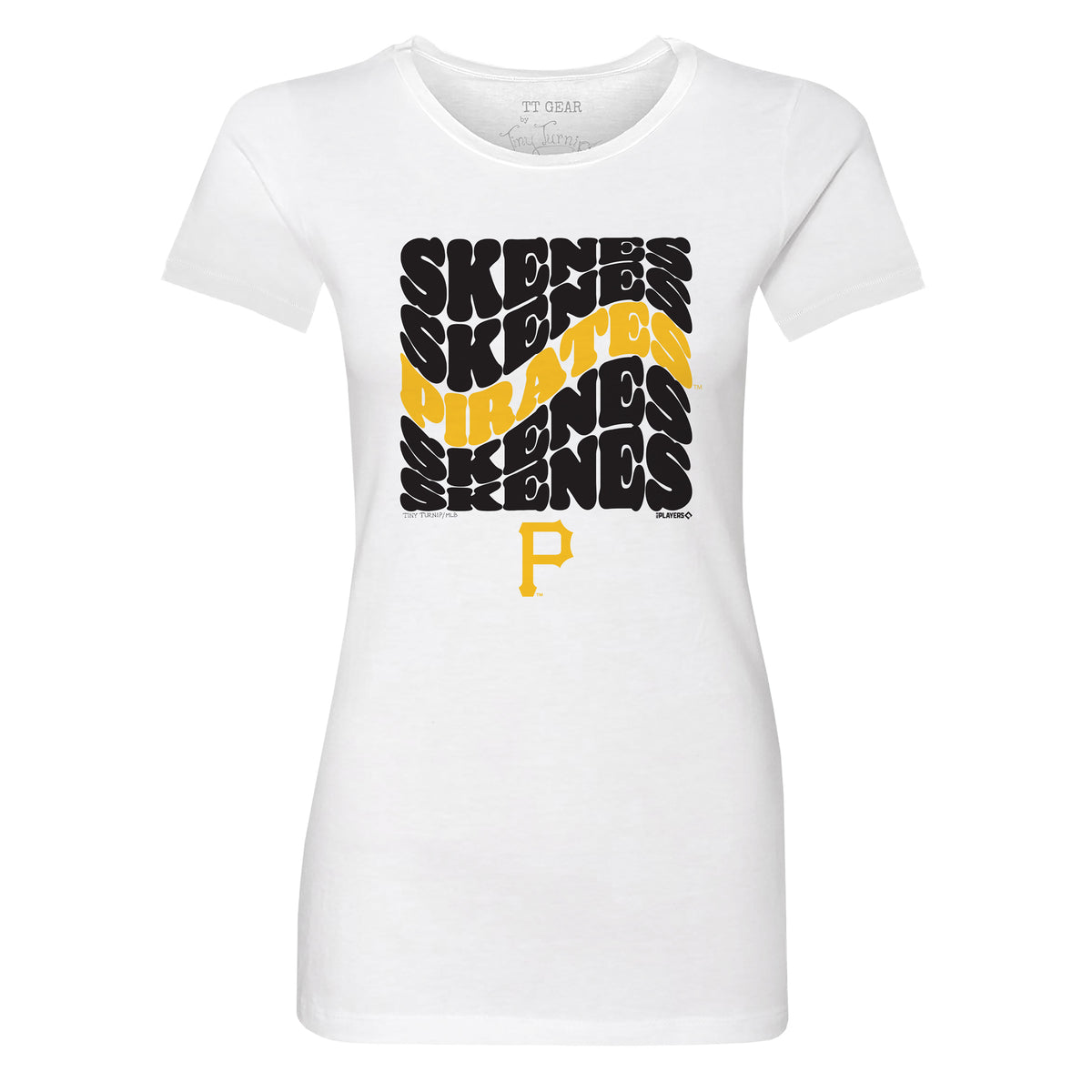 Pittsburgh Pirates Paul Skenes Retro Wave Tee Shirt