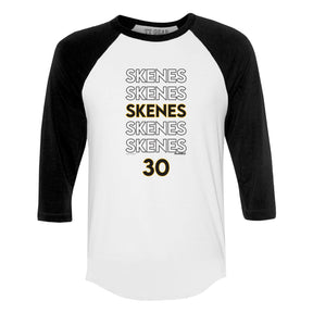 Pittsburgh Pirates Paul Skenes Stacked 3/4 Black Sleeve Raglan