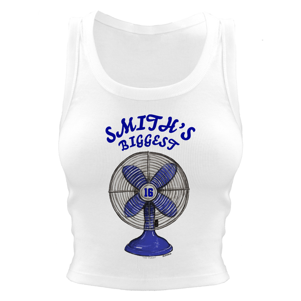 VIP MLB Biggest Fan w/ Name, Number- Crop Tank - Tiny Turnip